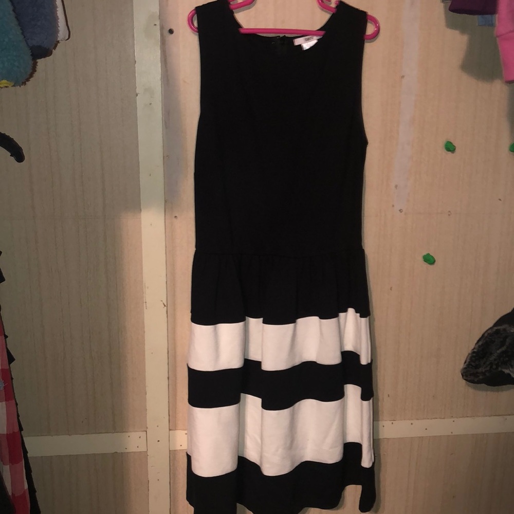 Black and white stripe Bar lll dress